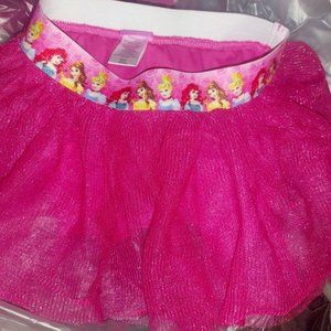 Disney Pink Princess Tutu Skirt NWT Mermaid Cinderella Bella 2T